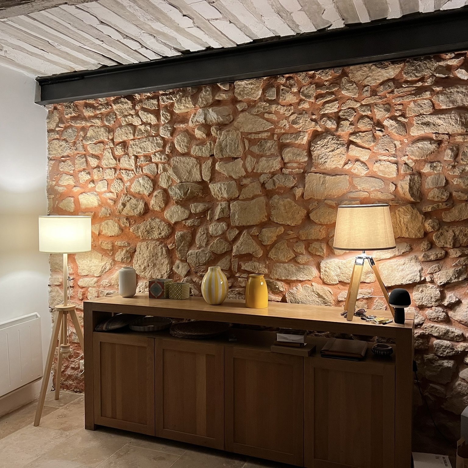 Buffet en pierre